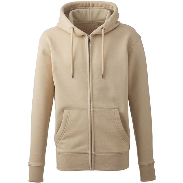 Anthem Men's Full Zip Hoodie in Light Brown | Size: 2XL