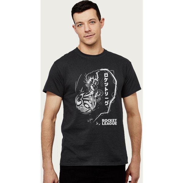 Rocket League Men's Blast Kanji T-Shirt in Black | Size: Large