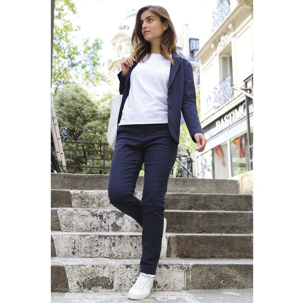 NEOBLU Women's Gustave Chinos in Dark Blue | Size: 20R