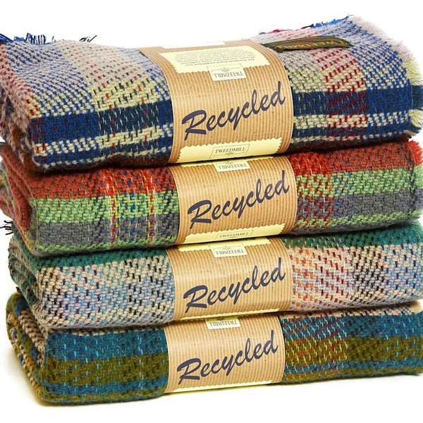 HomeSpace Direct Wool Throw/Blanket | Size: 120 cm x 150 cm