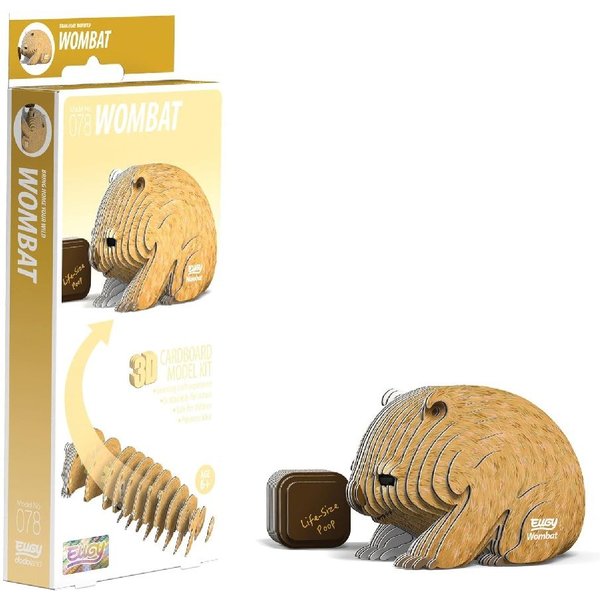 Eugy Wombat 078 3D Cardboard Model Construction Kit