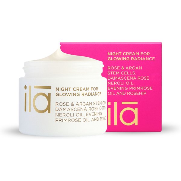 Ila Women's Night Cream for Glowing Radiance in White | Size: 50g