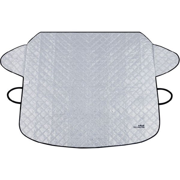 Hillington Car Windshield Cover with Mirror Covers For Snow Protection in Grey