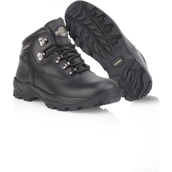 Northwest Territory Inuvik Men's Leather Waterproof Walking Boots in Black | Size: 11
