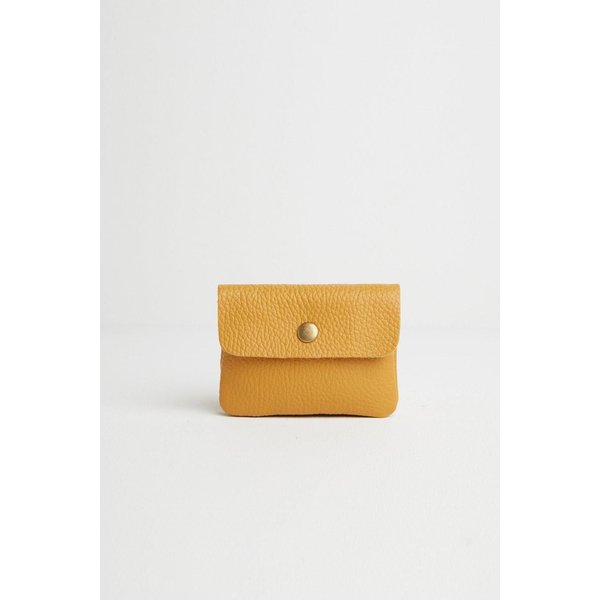 Betsy & Floss Women's Small Leather Purse in Mustard