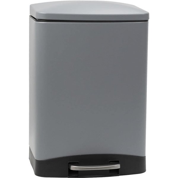 Calitek Women's 6 Litre Pedal Waste Bin Soft Close Lid Grey