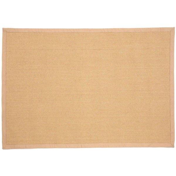 Esselle Swinton Sisal Jute 60x230cm Beige Colour Boucle Runner, Pink