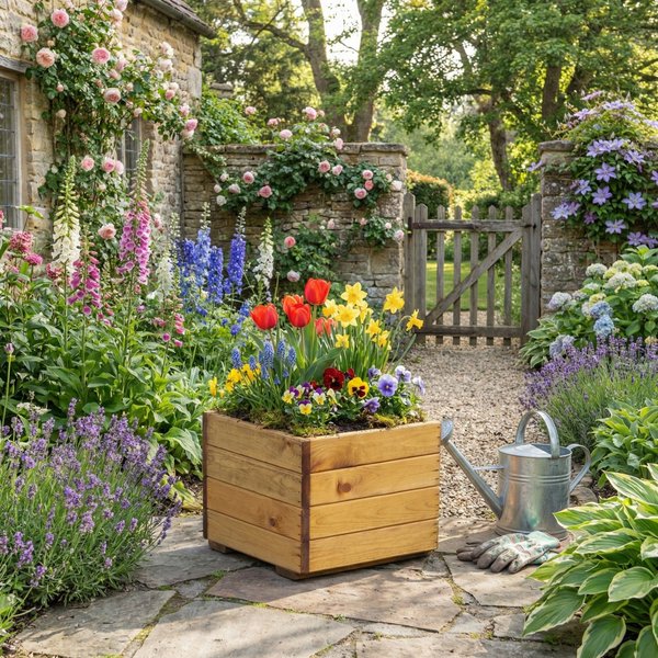 Charles Taylor Open Planter Regular, Brown