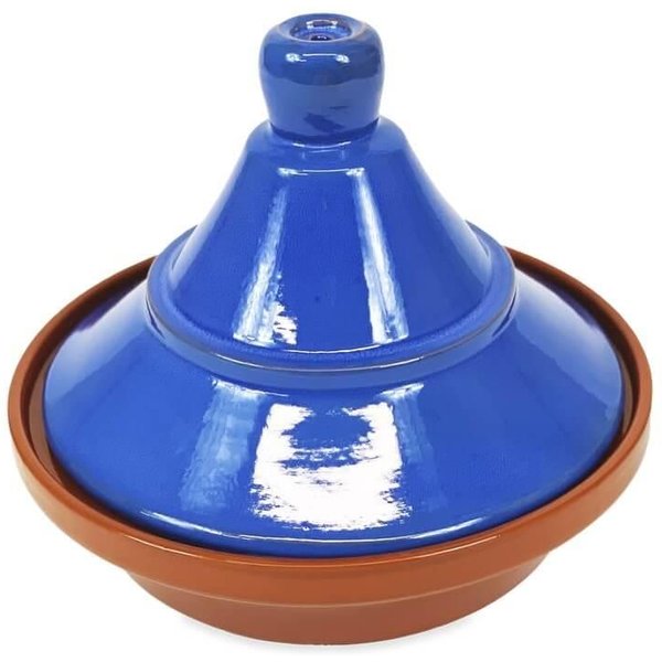 Verano Spanish Ceramics Selena Tagine 27Cm Blue, Blue