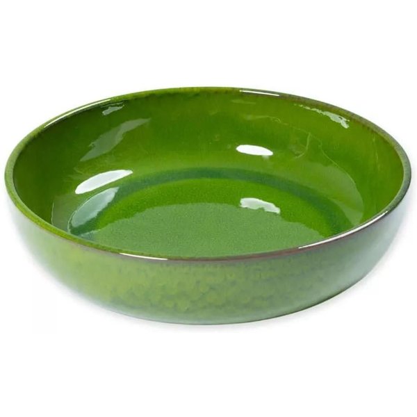 Verano Spanish Ceramics Selena Extra Large Green Serving Bowl