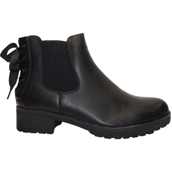IVACHY Women's Women Ankle Chelsea Boots in Black | Size: 3
