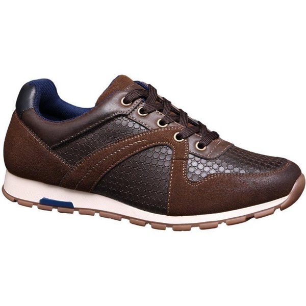 TOP STAKA SHOES Men's Casual Comfort Classic Business Trainers Style Shoes in Brown | Size: 10