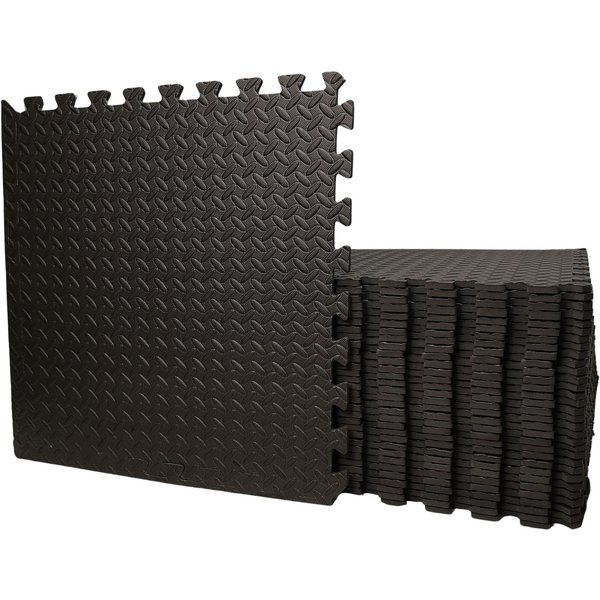 Samuel Alexander 16 Piece EVA Foam Floor Protective Floor Tiles / Mats 60x60cm For Gyms, Garages, Camping, Kids Play Matting, Hot Tub Flooring Mats &