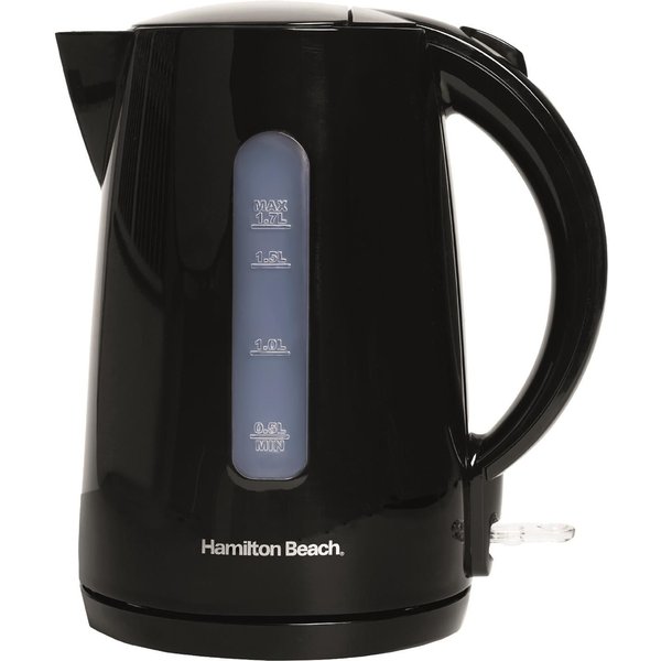 Hamilton Beach Essentials 1.7L Rapid Boil Kettle Black