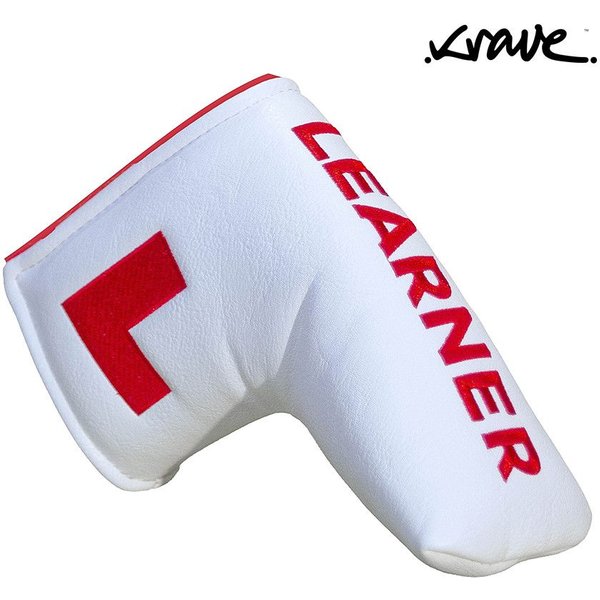 Krave Learner Blade Putter Cover in White