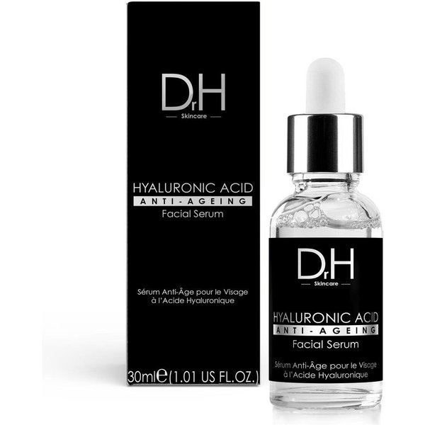 Dr H Women's Anti-Ageing Hyaluronic Acid Facial Serum 30ml in White