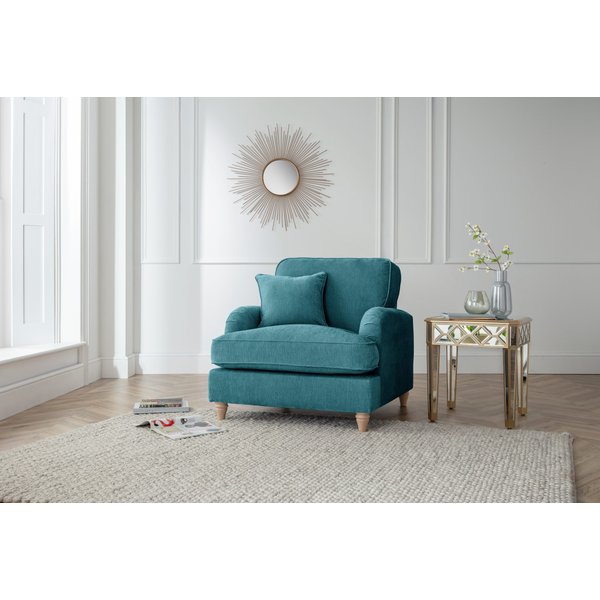 Sofa Dept Ramsay Arm Chair Manhattan Emerald, Green