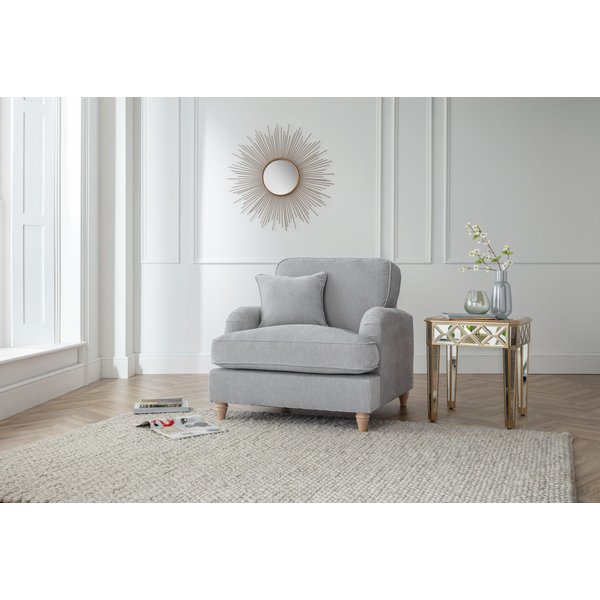 Sofa Dept Ramsay Arm Chair Manhattan Ice, Grey