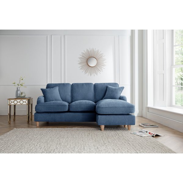 Sofa Dept Ramsay Right Hand Chaise Sofa Manhattan Navy, Blue