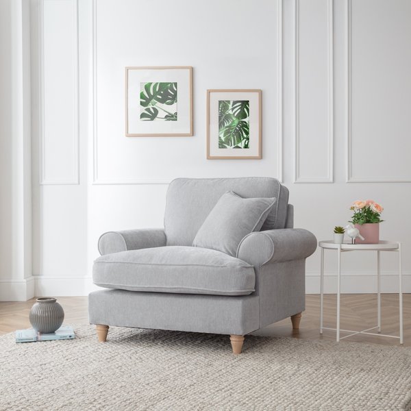 Sofa Dept Donovan Armchair Manhattan Ice, Grey