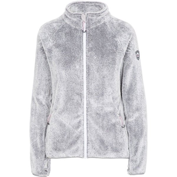 Trespass Women's TELLTALE Winter Fleece Jacket in Silver | Size: 2XL