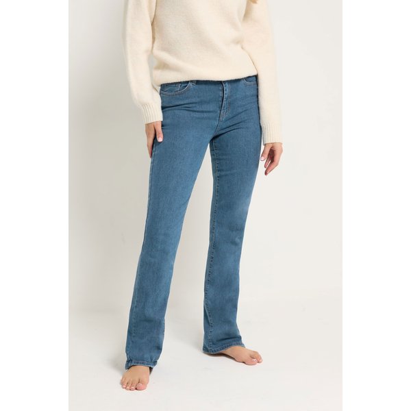 Long Tall Sally Women's Tall Stretch Bootcut Jeans in Mid Blue | Size: 10XL