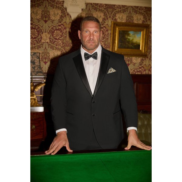 BadRhino Men's Dinner Suit Jacket in Black | Size: 46L