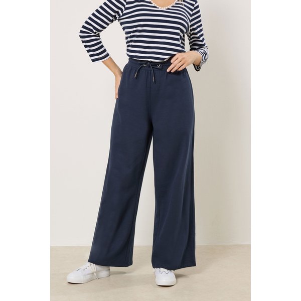 M&Co Women's Wide Leg Joggers in Blue | Size: 10