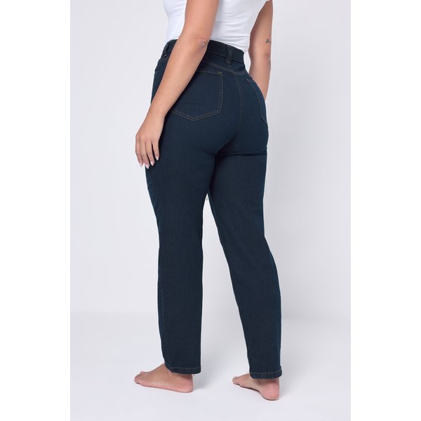 Yours Women's Straight Leg RUBY Jeans in Dark Navy | Size: 30S