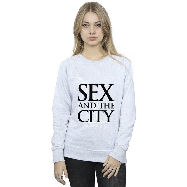 HBO Women's Martini Logo Sweatshirt in Grey | Size: 2XL