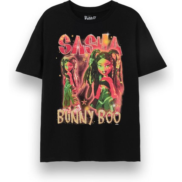 Bratz Women's Adult Short Sleeved T-Shirt (Black) in Black | Size: XL