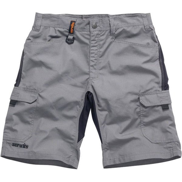 Scruffs Men's Trade Flexible Shorts in Dark Grey | Size: 30R