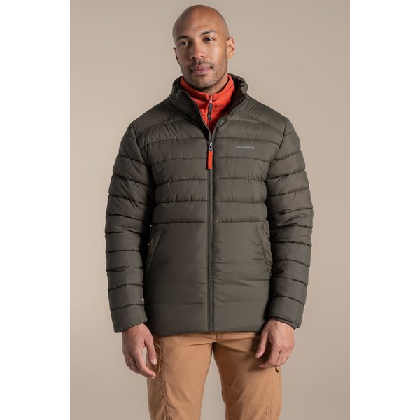 Craghoppers Men's National Trust Dalesway Insulating Water Repellent Jacket in Dark Green | Size: Small