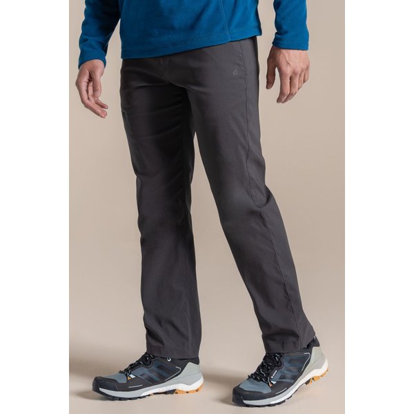 Craghoppers Men's Kiwi Pro III Water Repellent Anti-Insect Trouser in Dark Grey | Size: 42R