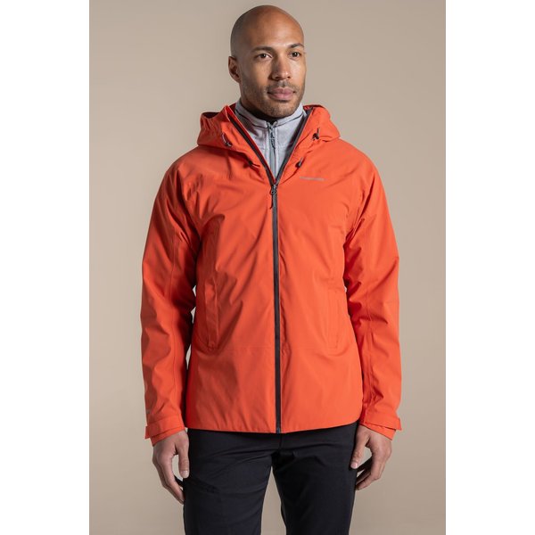 Craghoppers Men's Ponsa Waterproof Jacket in Red | Size: 2XL