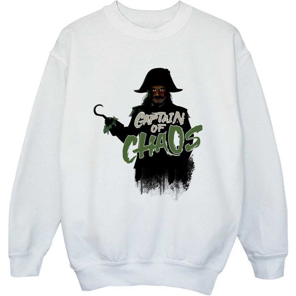 Peter Pan Boy's Captain Of Chaos Sweatshirt in White | Size: 12-13 Years