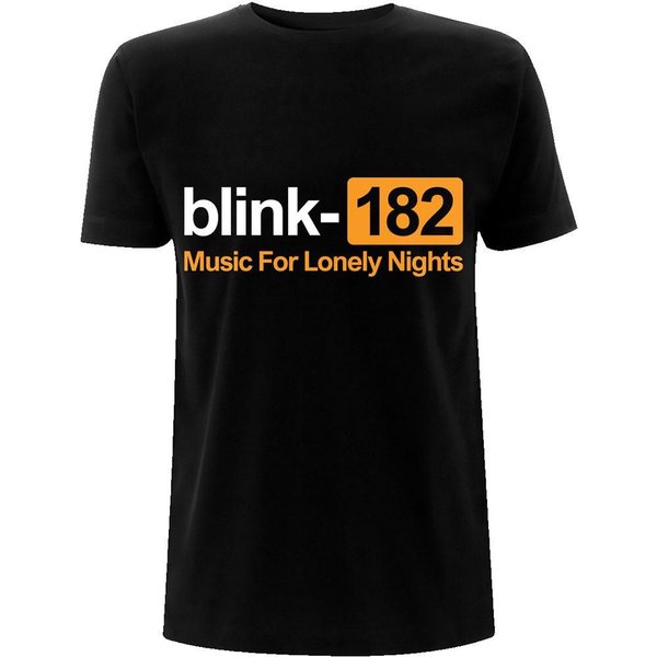 Blink 182 Men's Lonely Nights T-Shirt in Black | Size: XL