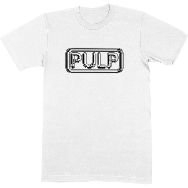 Pulp Men's Different Class Logo Cotton T-Shirt in White | Size: XL