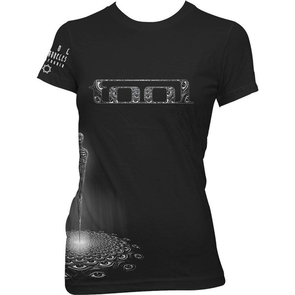 Tool Women's Spectre Doll Wrap Around Print T-Shirt in Black | Size: Large