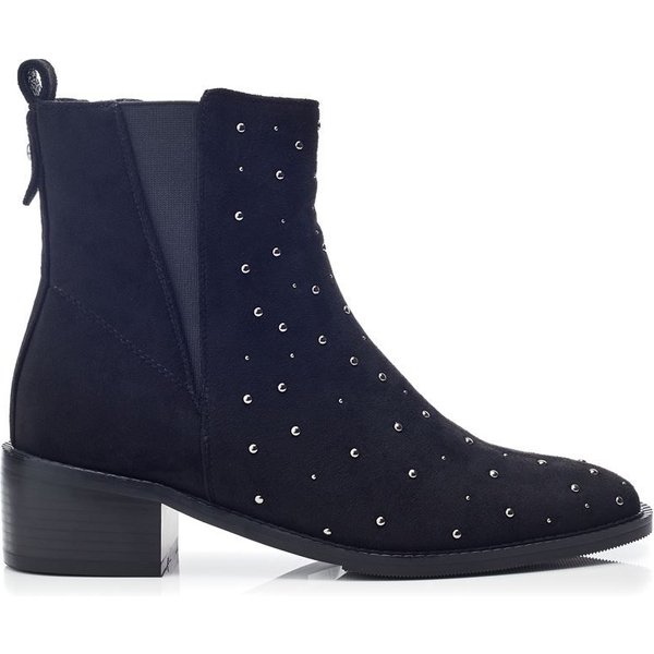 Moda In Pelle Women's 'Pernelle' Alcantara Ankle Boots in Black | Size: 3