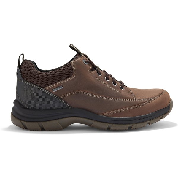 Clarks Men's Spypath Lo GORE-TEX Dark Brown Leather | Size: 7.5-Standard Fit
