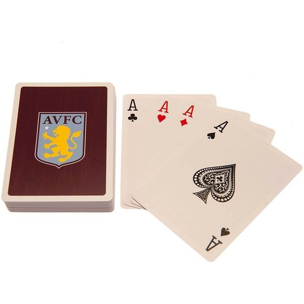 Aston Villa FC Playing Card Deck in Wine