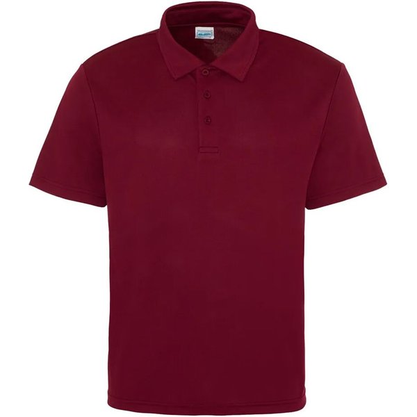 AWDis Cool Cool Polo Shirt in Burgundy | Size: 12-13 Years