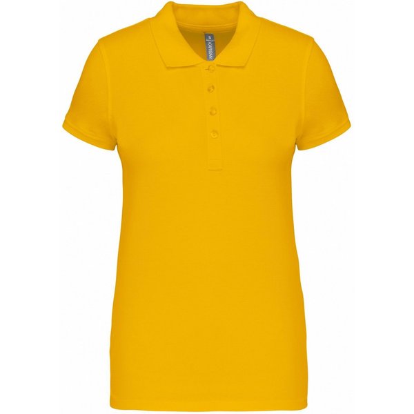 Kariban Women's Pique Polo Shirt in Yellow | Size: Large
