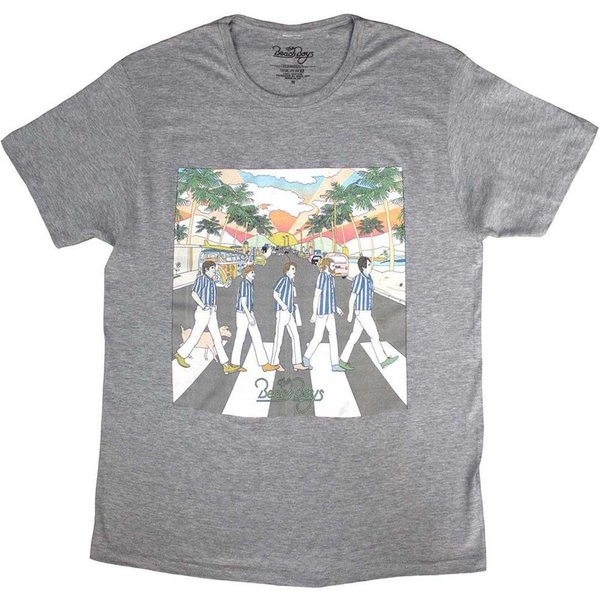 Beach Boys Men's Pet Sounds Crossing T-Shirt in Grey | Size: Large