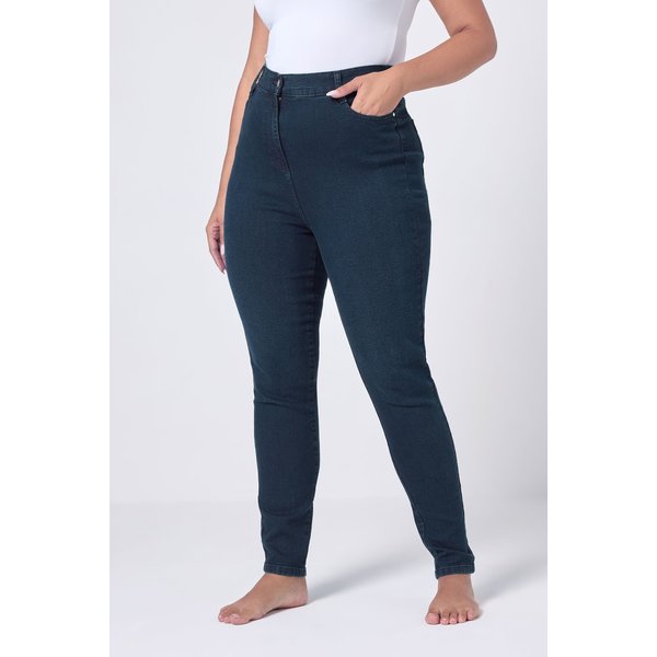 Yours Women's Skinny Ava Jeans in Blue | Size: 14R