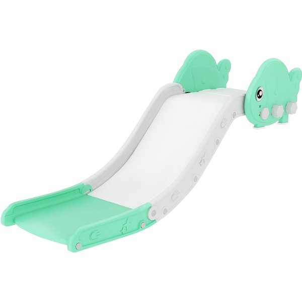 AIYAPLAY Kids Sofa Slide, Toddler Slide with 130cm Extended Length, Green