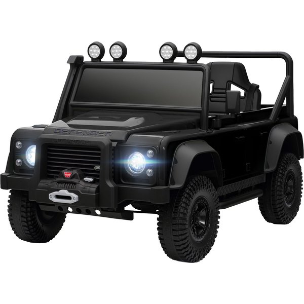AIYAPLAY Kids Ride On Car, 12V Battery-Powered Electric Car with Remote in Black