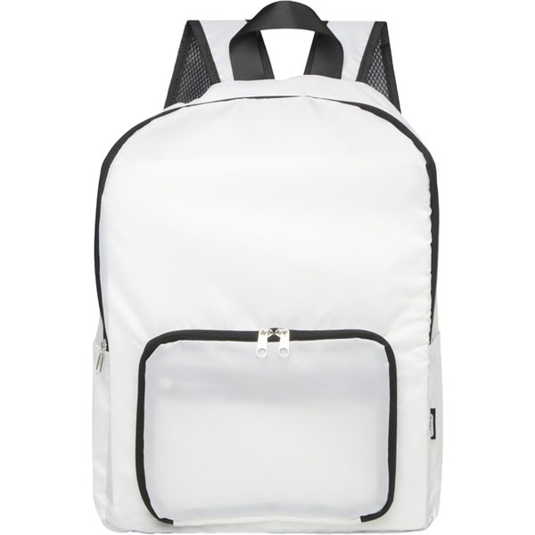 Floso Men's RPET Foldable 15L Backpack in White