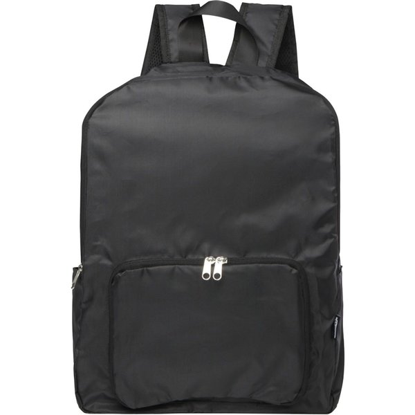 Floso Men's RPET Foldable 15L Backpack in Black